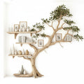 Tree-Shaped Wooden Bookshelf – Unique Handmade Design for Book Storage & Home Decor
