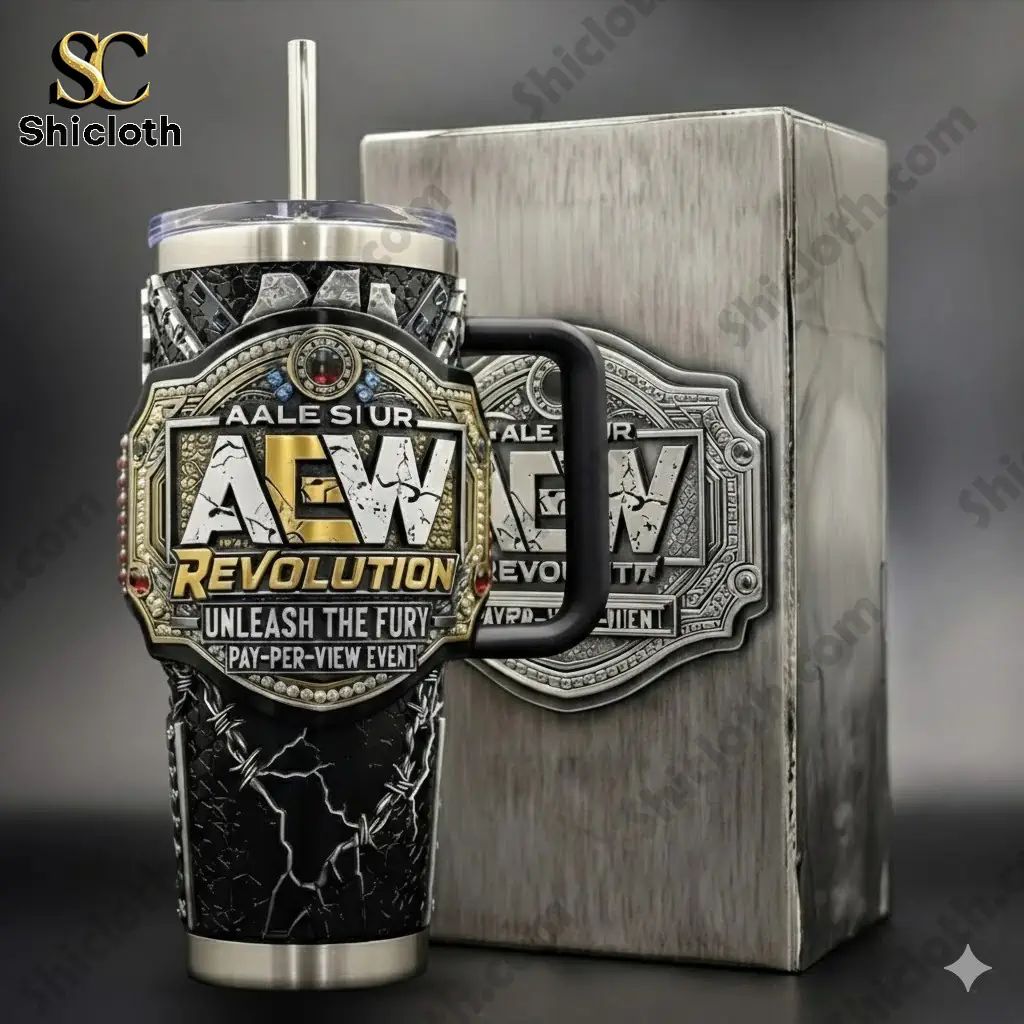 Aale Siur AEW Revolution Unleash The Fury Tumbler