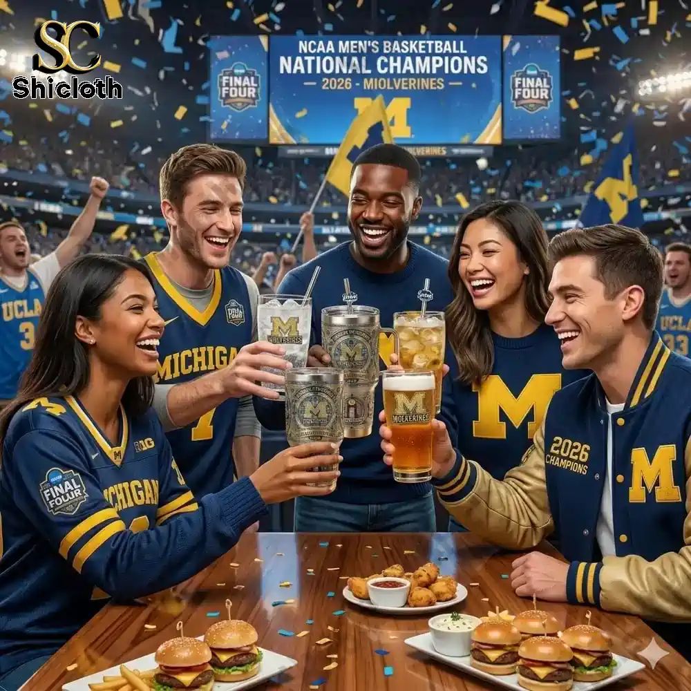 Michigan Wolverines National Champions 2026 With Handle Yeti Tumbler