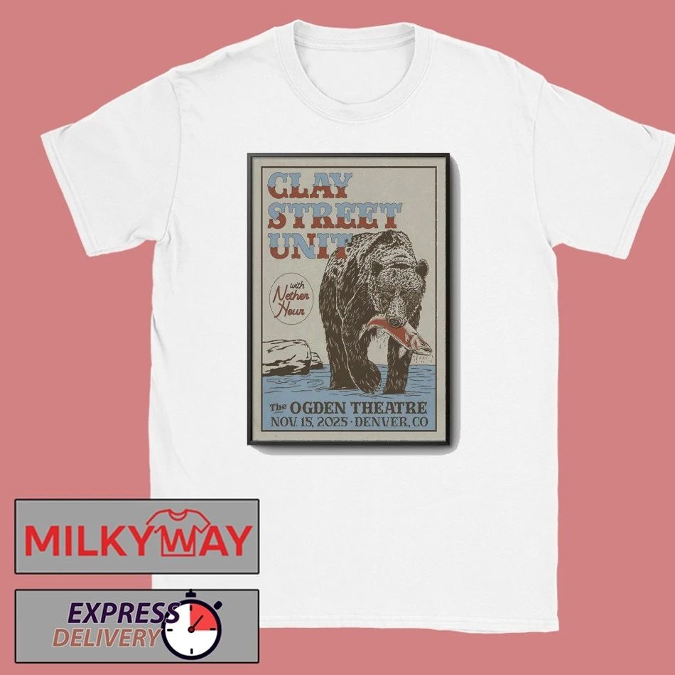 Clay Street Unit Denver CO Nov 15 2025 Poster shirt