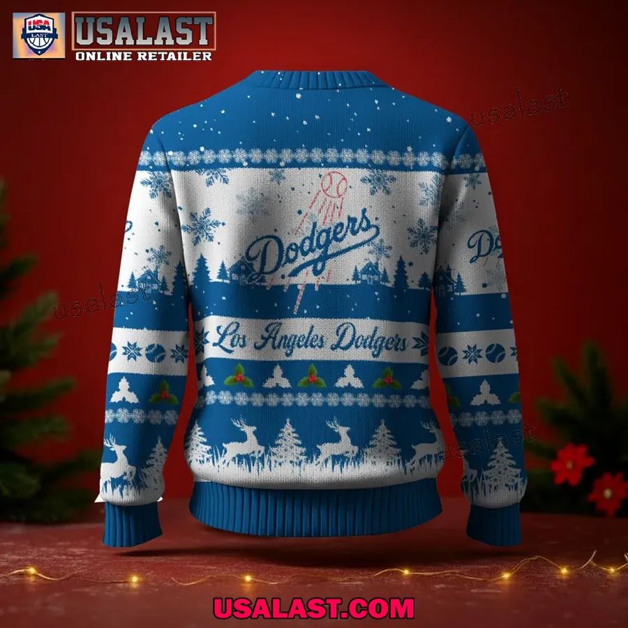 Los Angeles Dodgers Ugly Christmas Sweater Jumper