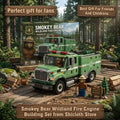 Smokey Bear Wildland Fire Engine Building Set