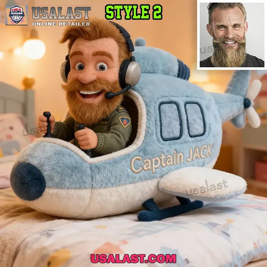 Custom Photo Air Plane Plush Shape Pillow