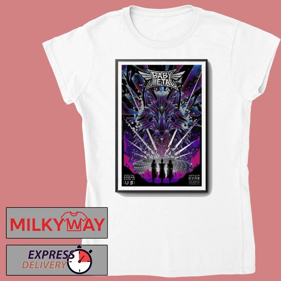 Babymetal 01 November 2025 Intuit Dome, Los Angeles, CA Poster shirt