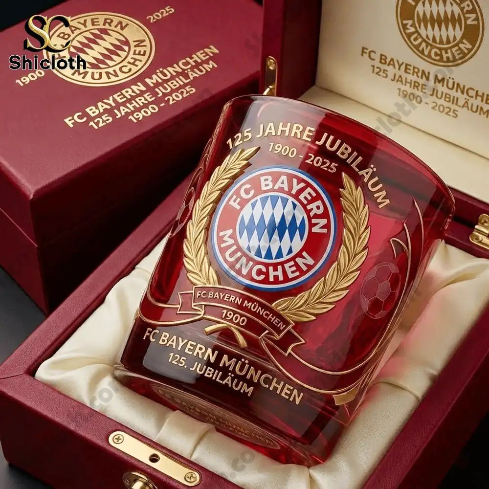 FC Bayern München 125th Anniversary Glass