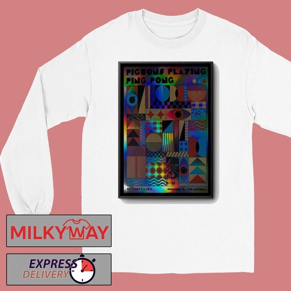 Pigeons Playing Ping Pong Richmond Poster Dec 5 – 6 2025 shirt
