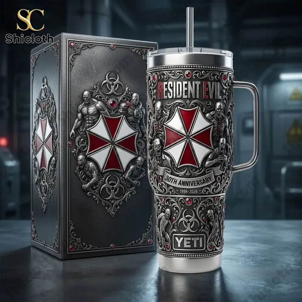 BEST Price Resident Evil 30th Anniversary YETI Tumbler