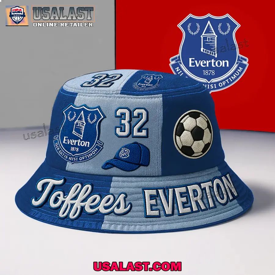 Personalized Everton Toffees Bucket Hat