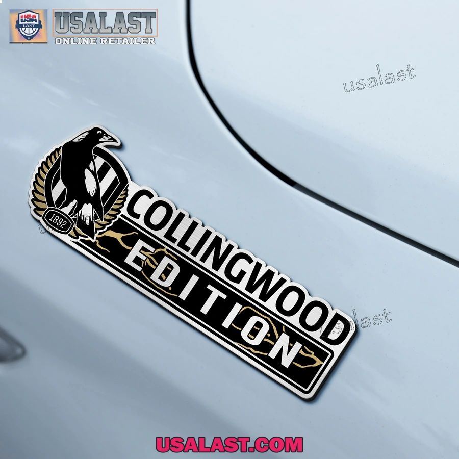 Collingwood Magpies Edition Custom 3D Car Badge Sticker