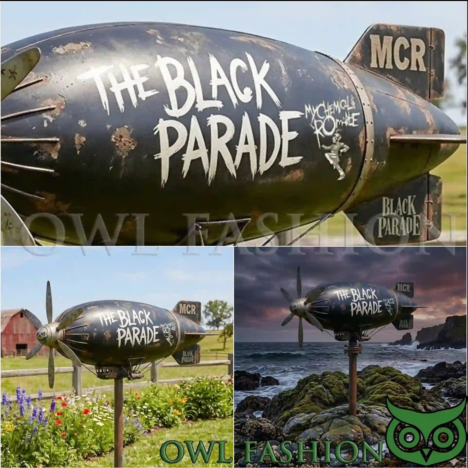 3D Design My Chemical Romance The Black Parade Wind Spinner