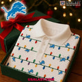 Detroit Lions Premium Christmas Polo Shirt