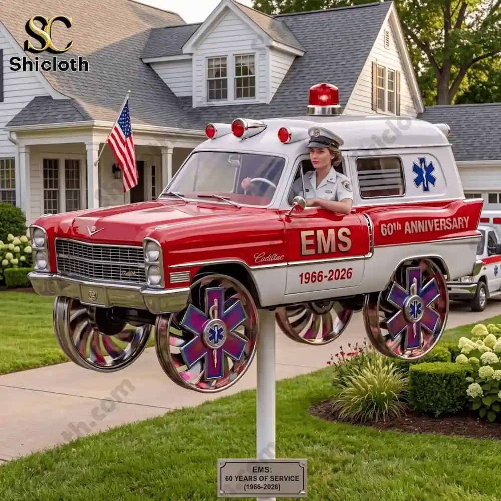 EMS 60th Anniversary Commemorative Rescue Garden Wind Spinner