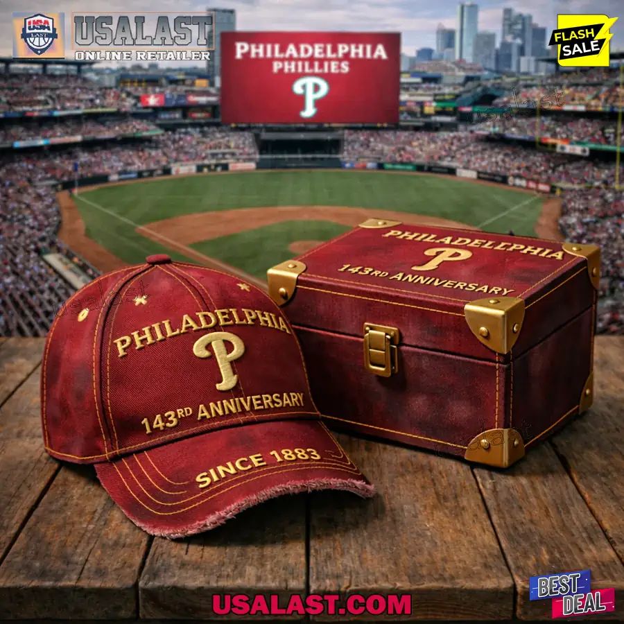 Philadelphia Phillies 143rd Anniversary 1883-2026 Classic Cap