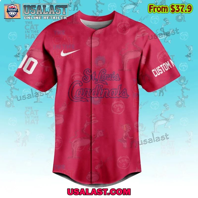 St. Louis Cardinals x Dr Seuss Baseball Jersey