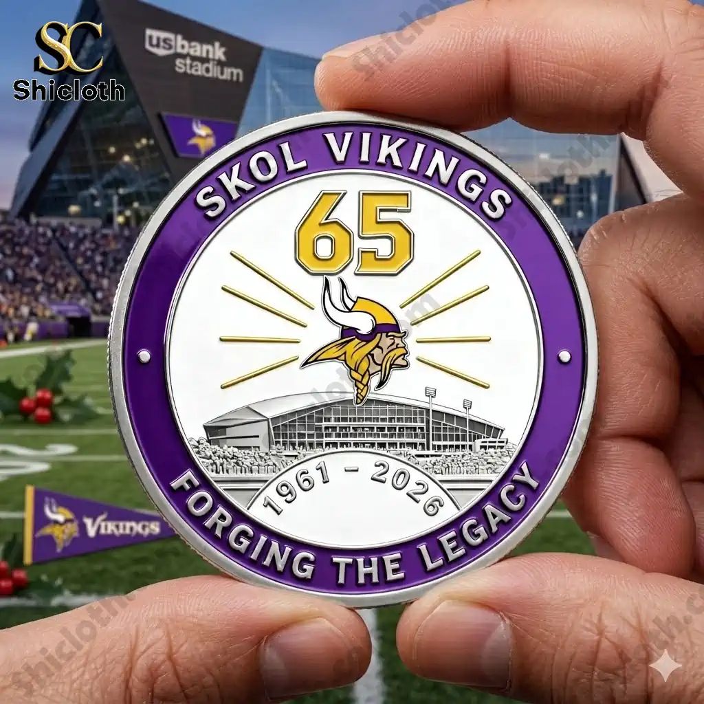 Minnesota Vikings 65th Anniversary Commemorative Edition Coin