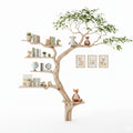 Handcrafted Tree Branch Bookshelf – Decorative & Space-Saving Book Storage Shelves