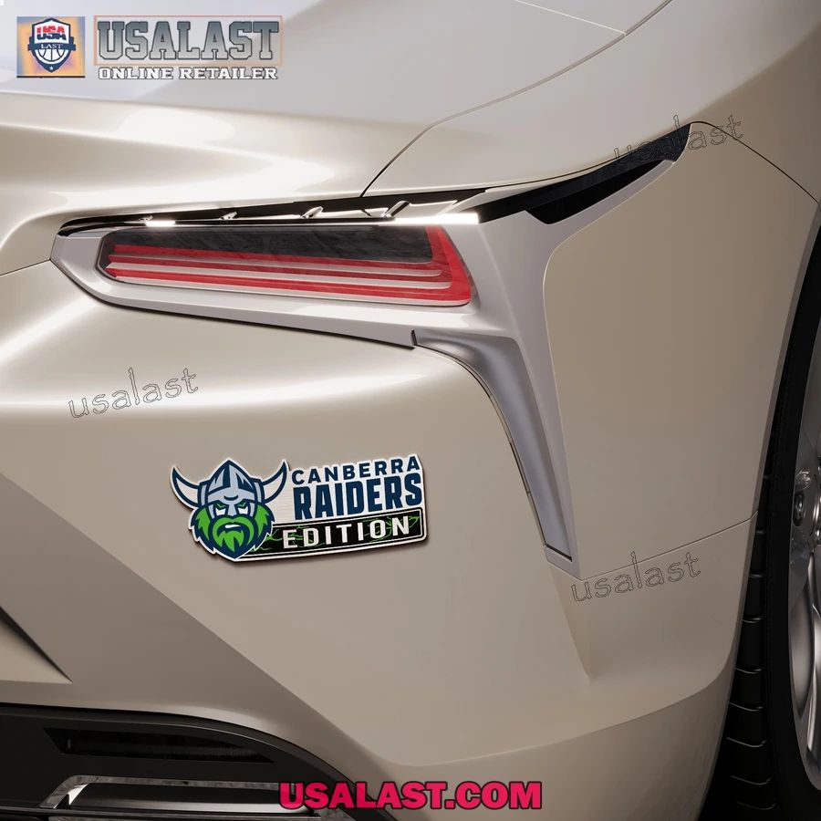 Canberra Raiders Edition Custom 3D Car Badge Sticker