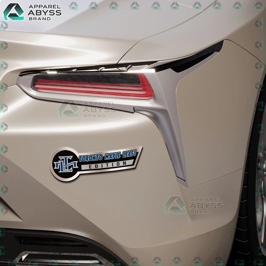 Toronto Maple Leafs Edition 3D Engraved Car Name Emblem
