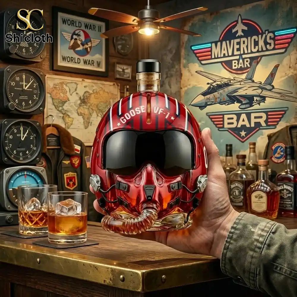 Gun 40th Anniversary Executive Flight Helmet Decanter