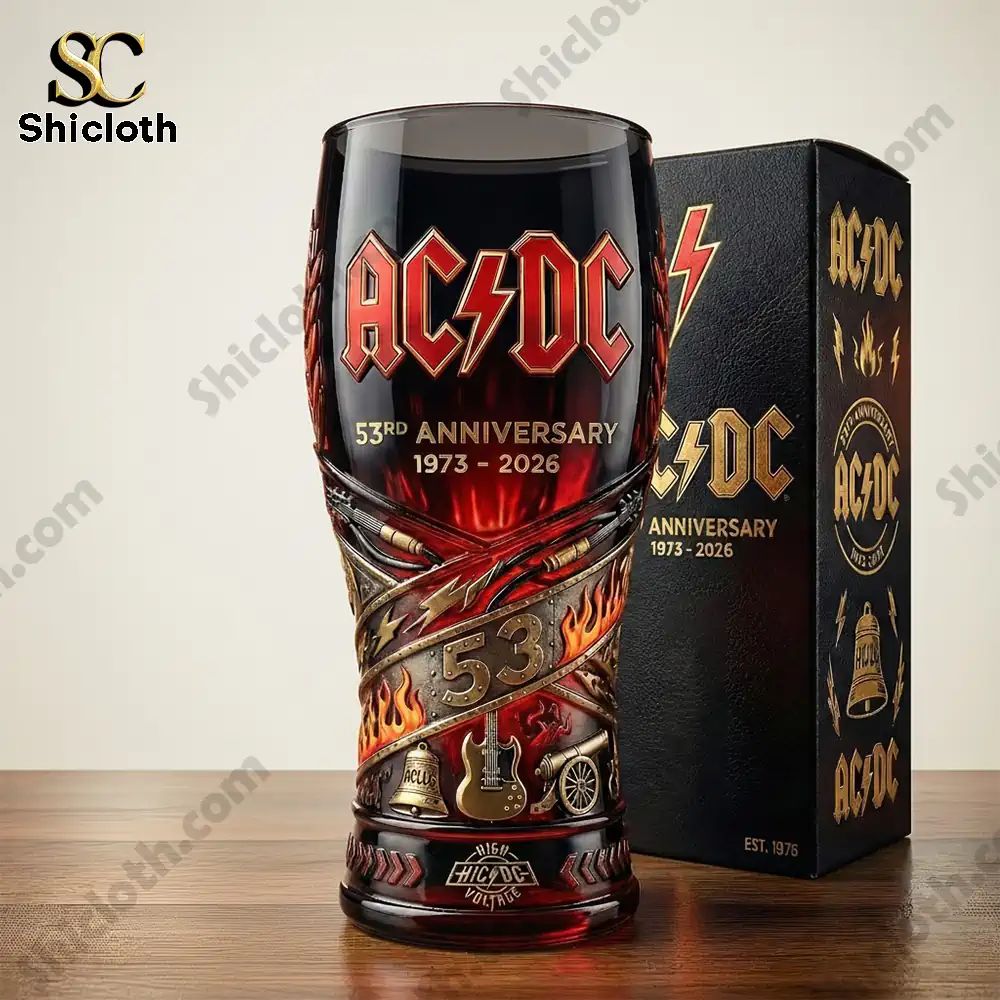 ACDC High Voltage 53Rd Anniversary Collectors Beer Glass 2026