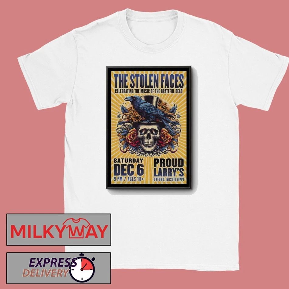 The Stolen Faces Event Oxford MS Dec 6 2025 Poster shirt