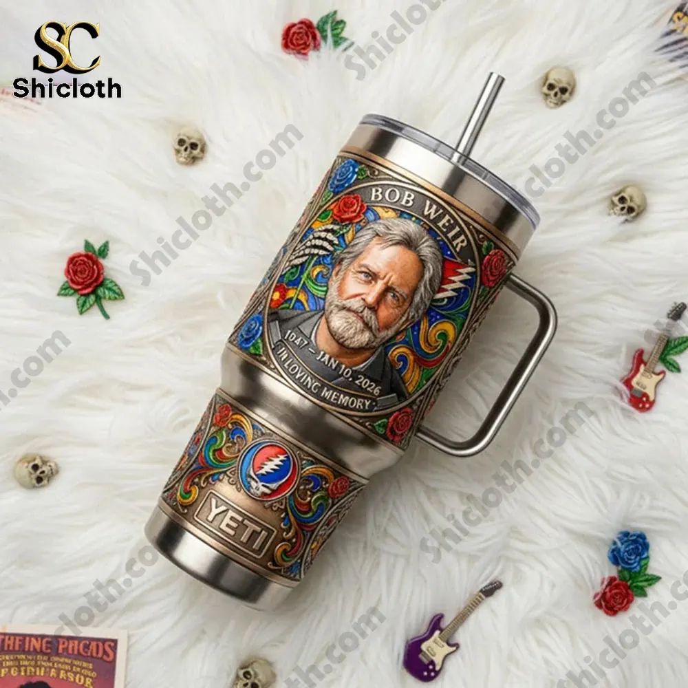 Grateful Dead Bob Weir Your Music Lives On 1947-2026 Tumbler