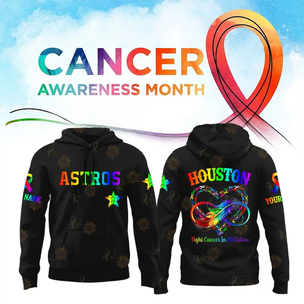 All MLB Teams x Cancer Awareness Month Personalized Special Edition Hoodie