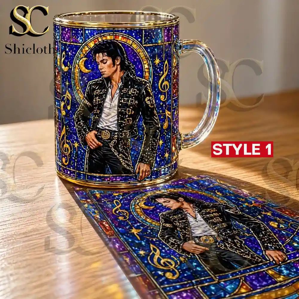 King Of Pop Michael Jackson Timeless Rhythm Light Art Mug