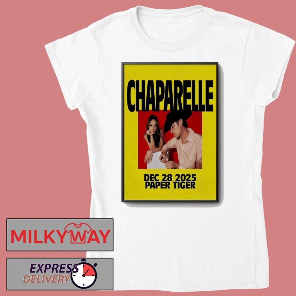 Chaparelle December 28 2025 Paper Tiger In San Antonio TX Poster shirt