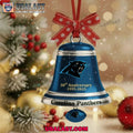 Carolina Panthers 2025 Christmas Bell Ornament