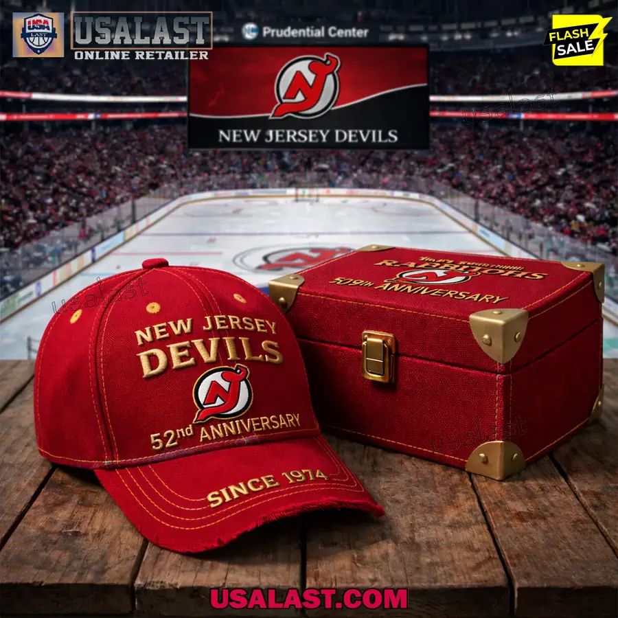 New Jersey Devils 52nd Anniversary 1974-2026 Classic Cap