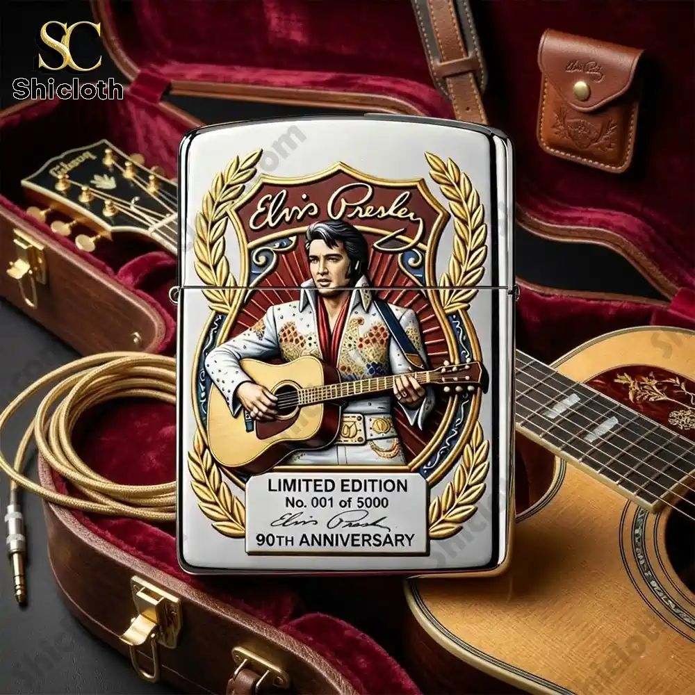 Elvis Presley 90th Anniversary 3D Zippo Lighter