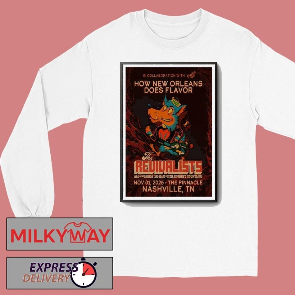 The Revivalists Nashville TN Show 2025 Poster shirt