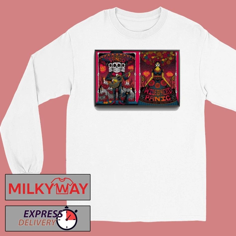 Widespread Panic Enmarket Arena in Savannah GA October 31-November 1 2025 Poster shirt