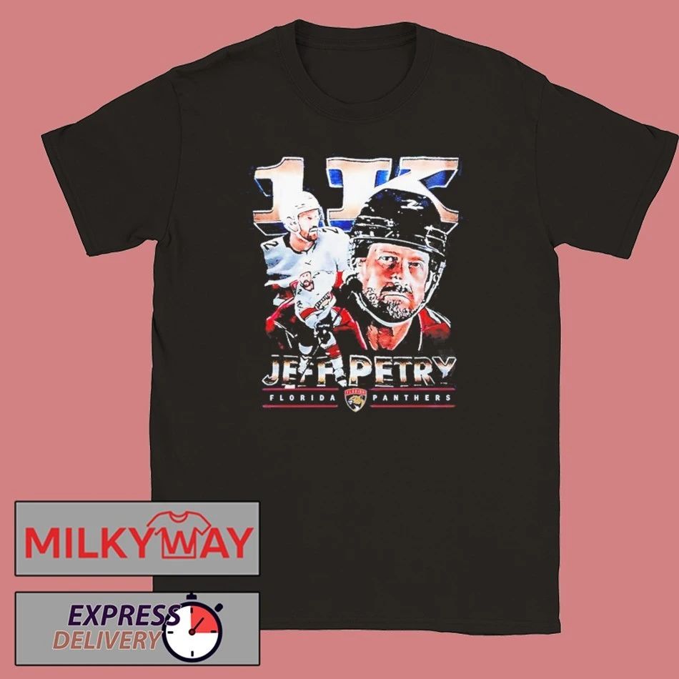 Florida Panthers Jeff Petry 1000th NHL Game T-Shirt