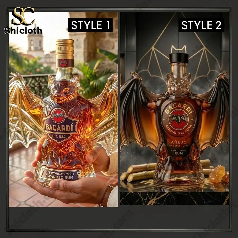Bacardi Bat EST 1862 Limited Edition Rum Bottle
