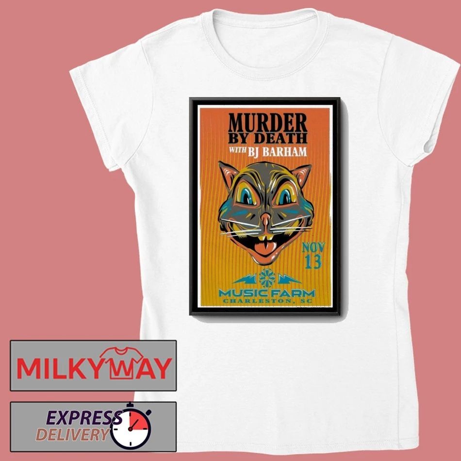 Murder By Death Nov 13 2025 Music Farm Charleston South Carolina Poster shirt
