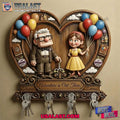 Up Movie Couple Heart Shape Key Holder