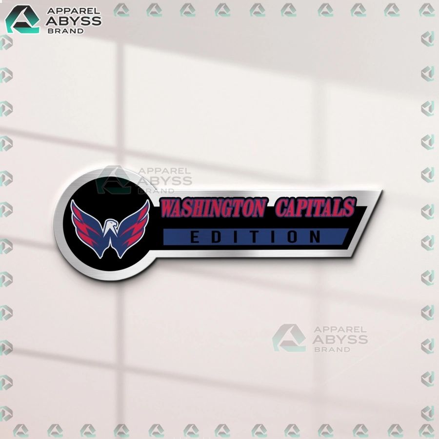 Washington Capitals Edition 3D Engraved Car Name Emblem