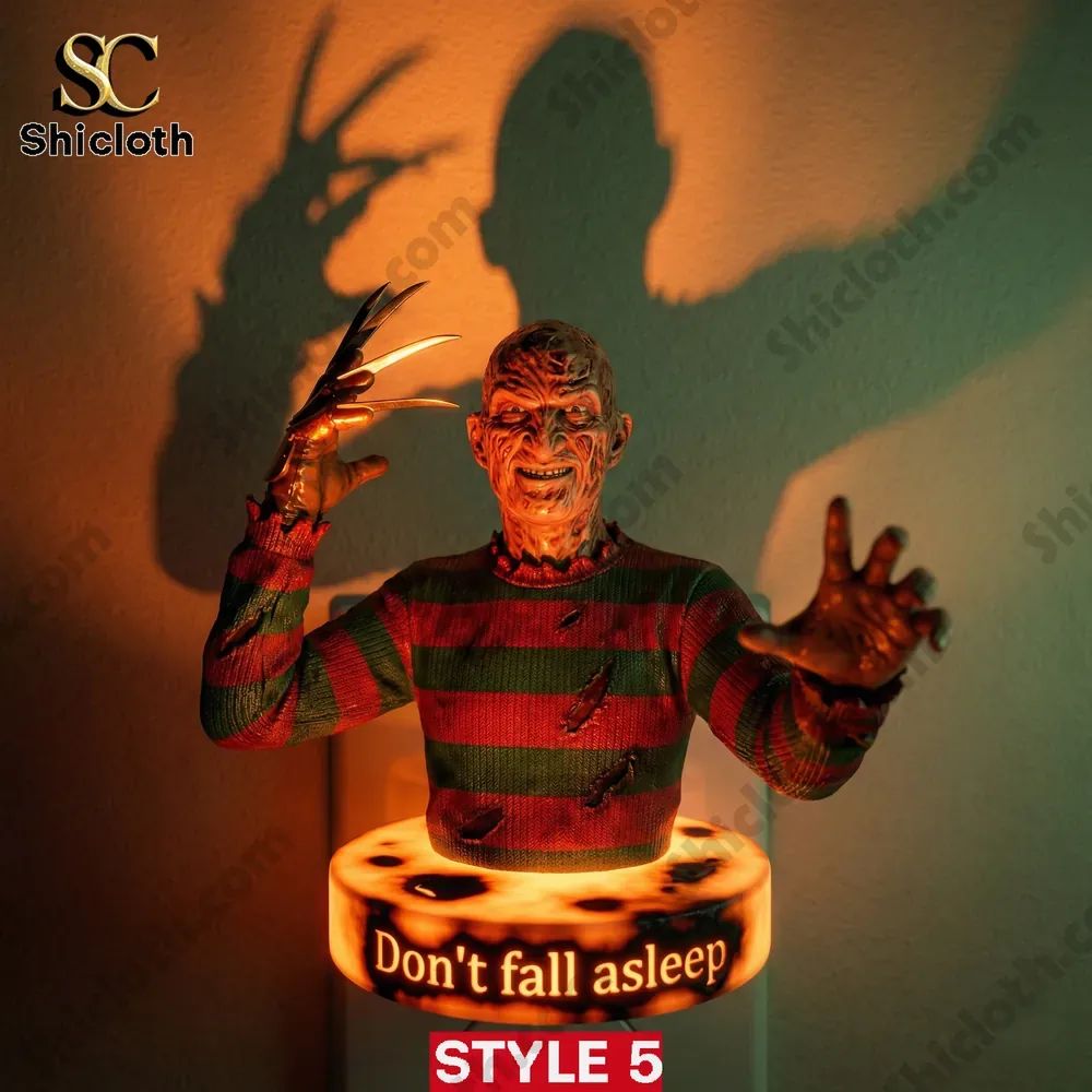 Scream Face Your Fear Horror Night Light Collection