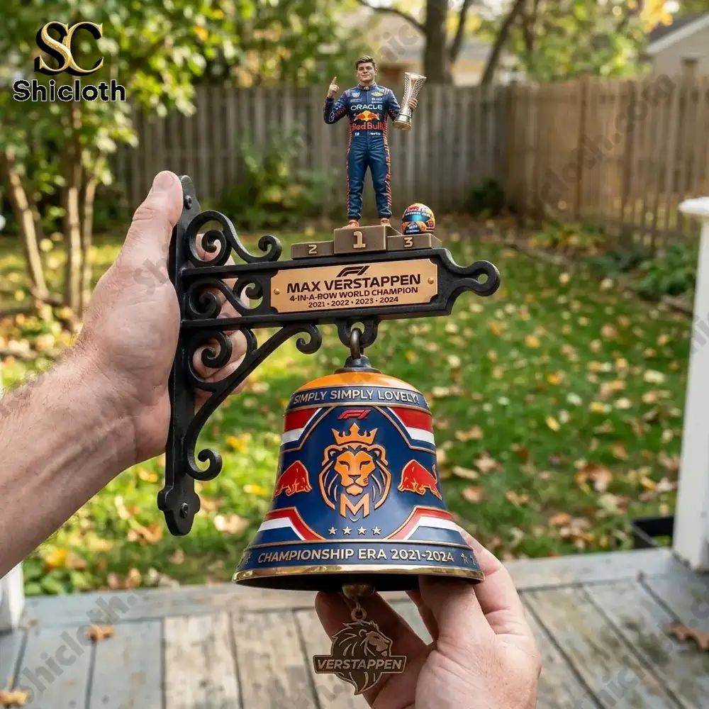 Max Verstappen 4-Time Champion Collector’s Wall Bell