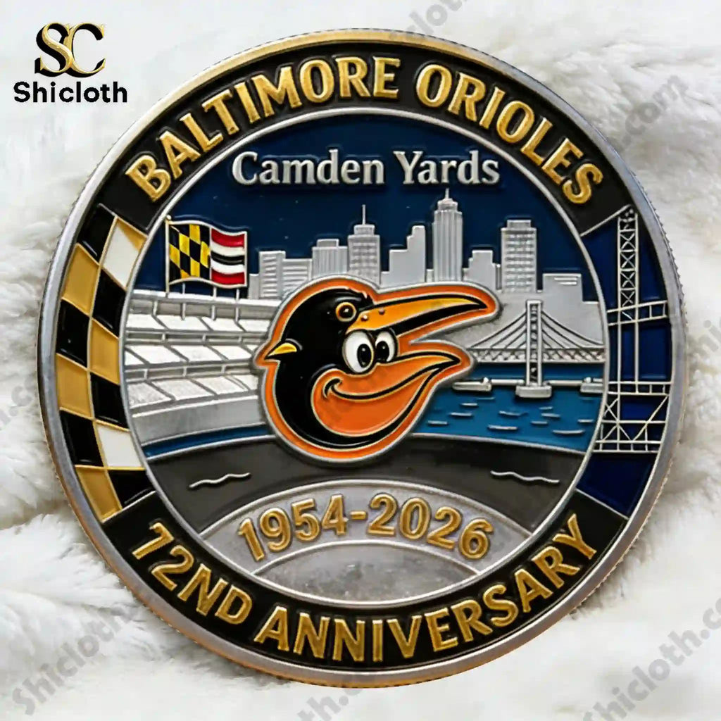 Baltimore Orioles 72nd Anniversary Commemorative Coin