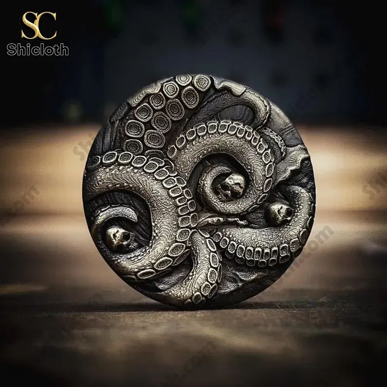 The Pirate Galleon and Sea Monster Coin