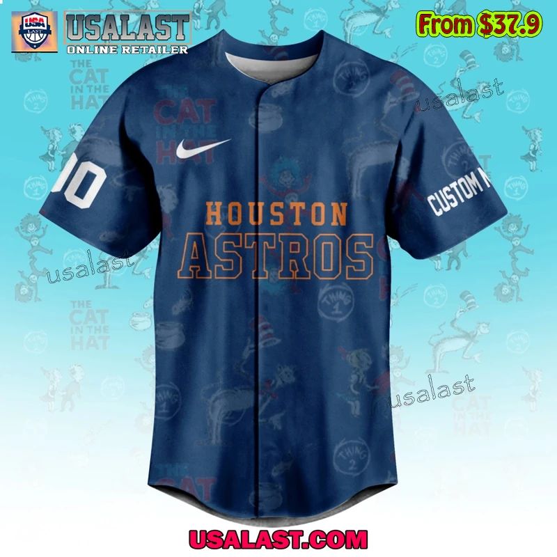Houston Astros x Dr Seuss Baseball Jersey