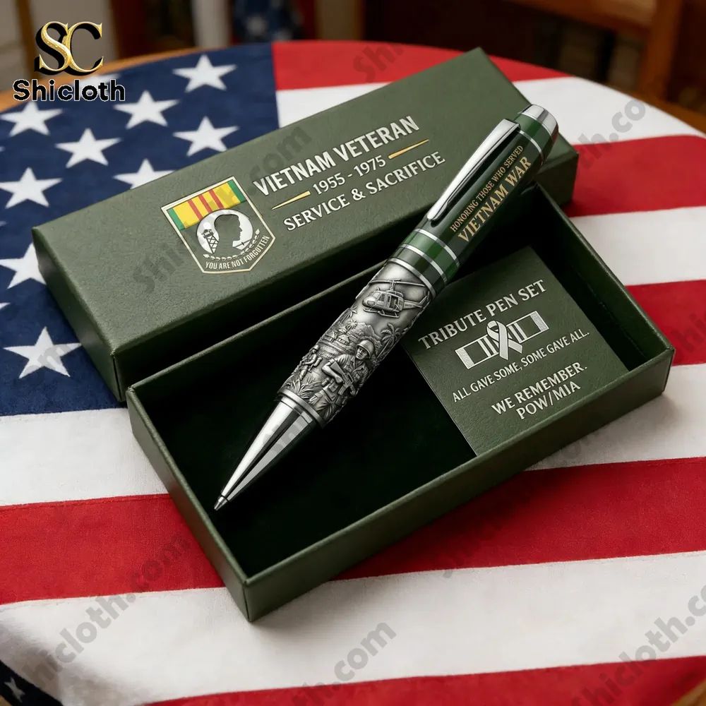 Vietnam Veteran 1955-1975 Commemorative Pen