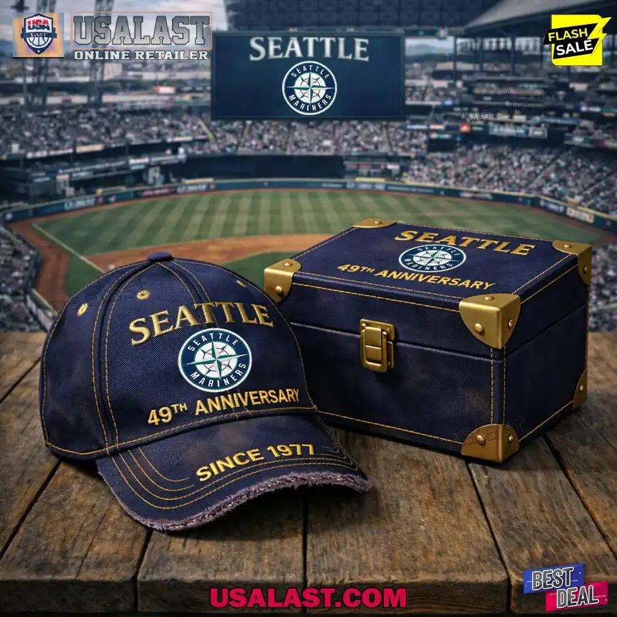 Seattle Mariners 49th Anniversary 1977-2026 Classic Cap
