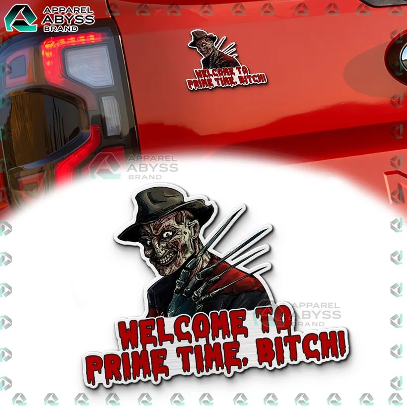 Freddy Krueger Edition 3D Car Name Emblem Sticker