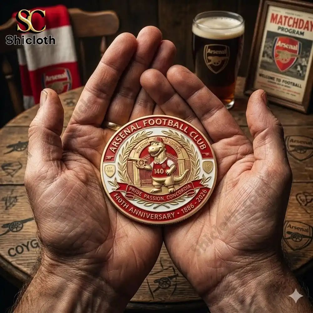 Arsenal Gunnersaurus 140th Anniversary Commemorative Coin