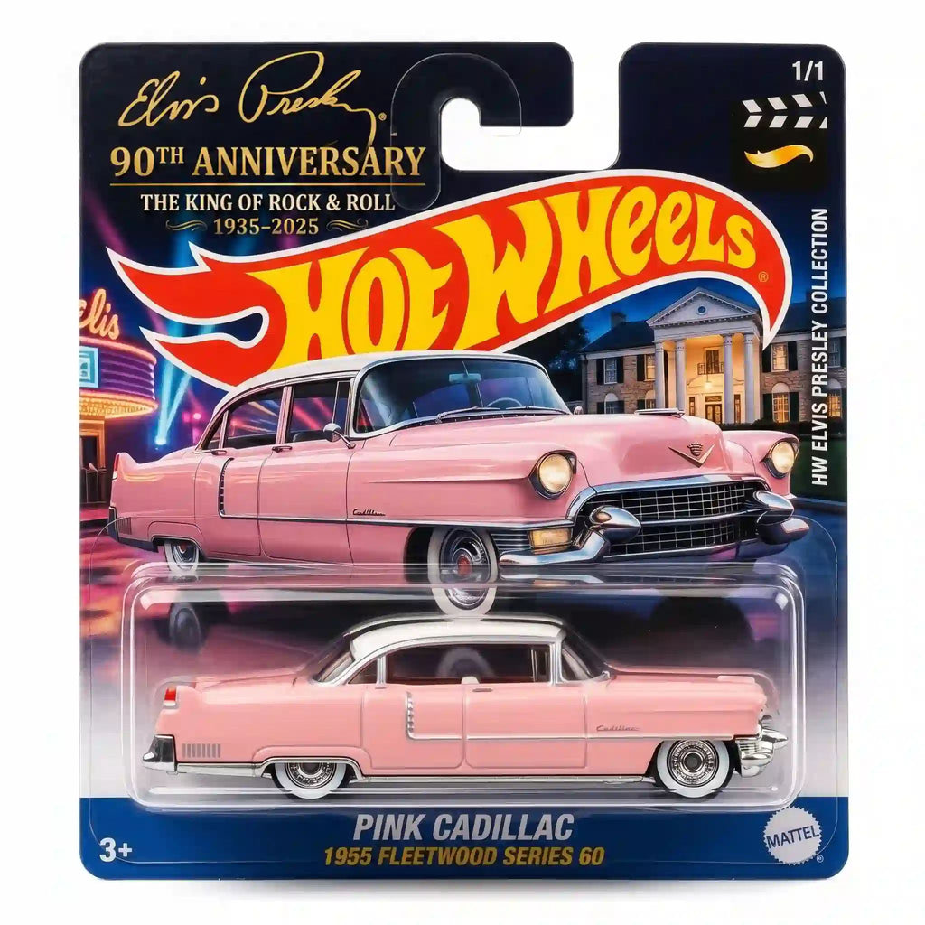 Wheels Elvis Presley 90th Anniversary Pink Cadillac Collector Edition