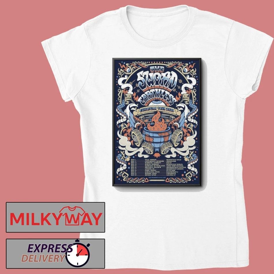 The Sword And Earthless EU Tour 2026 Poster shirt